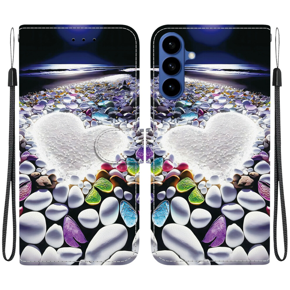 (Heart Shape) For Samsung Galaxy A37 5G Case Pattern Printing Leather Flip Wallet Phone Cover With Lanyard 6914297596877