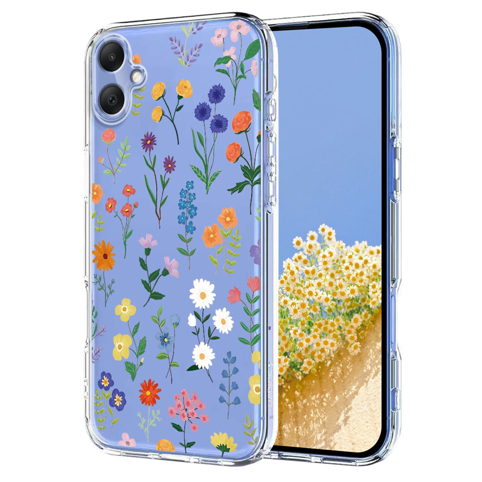 (Daisies) For Samsung Galaxy A06 4G / Galaxy A06 5G Case Butterfly Floral Pattern Printing Tpu Phone Back Cover 6914299219095