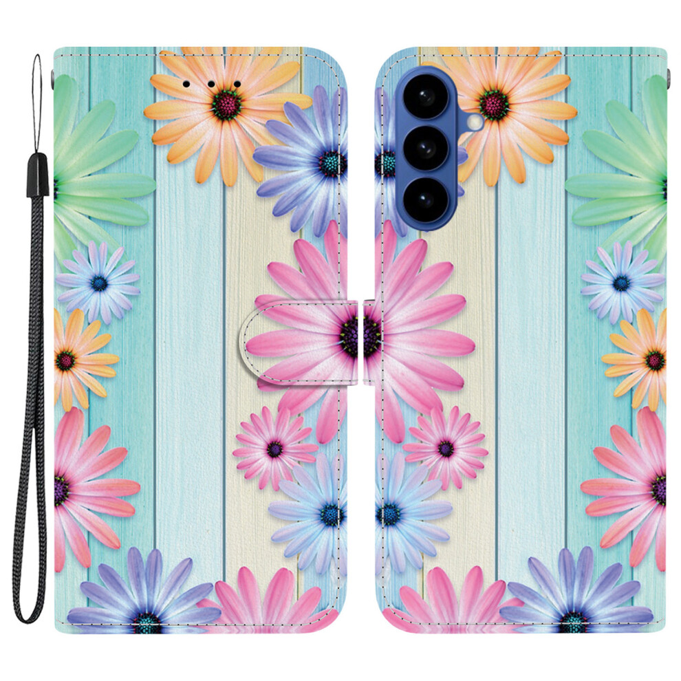 (Sunflower) For Samsung Galaxy S26+ Case Pattern Printing Leather Flip Wallet Phone Cover With Lanyard 6914299145905