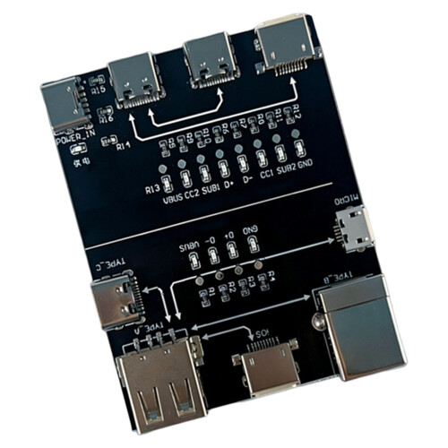 Universele USB-kabeltester voor Type C met LED-indicator 55X65Mm