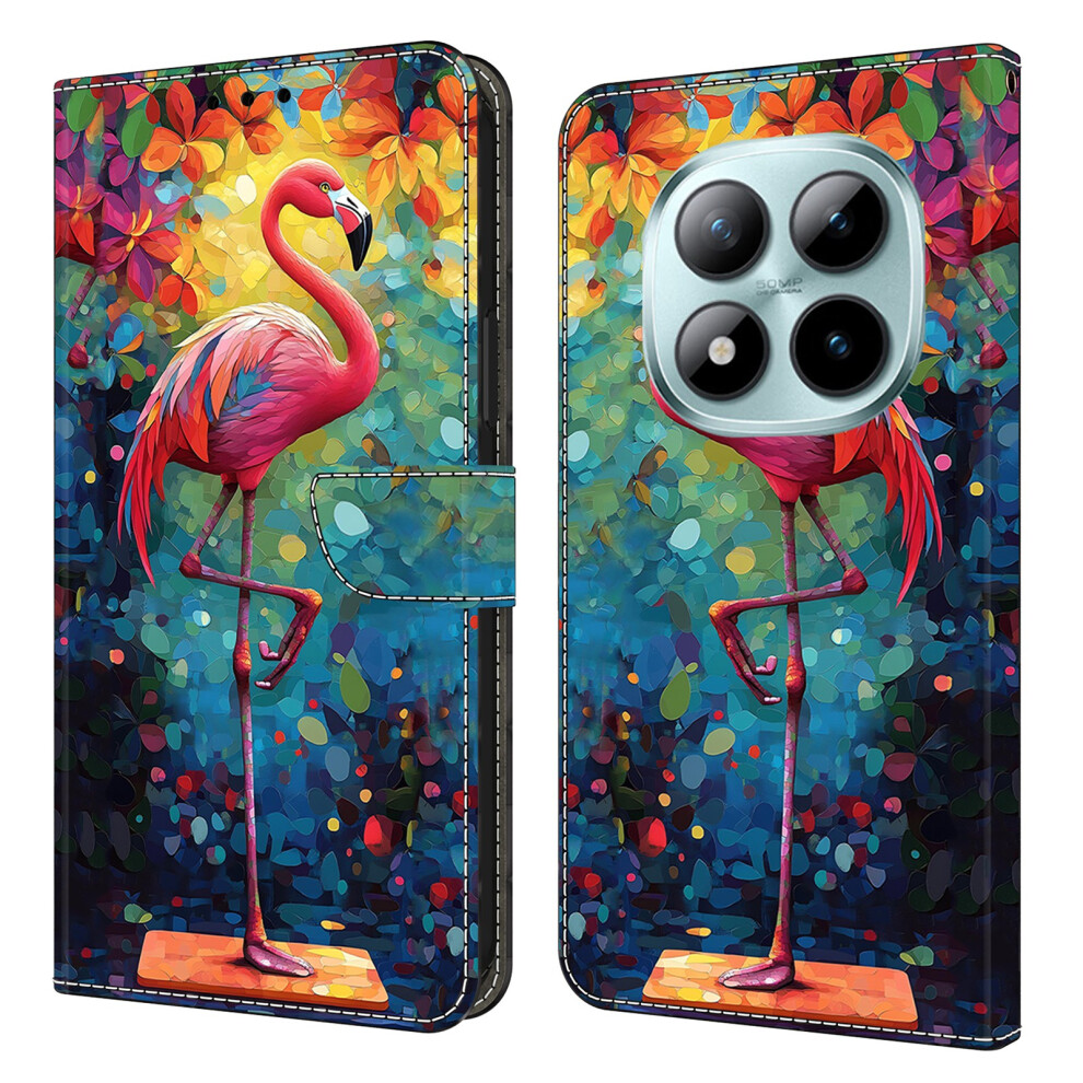 (Bird) Wallet Case For Xiaomi Poco M8 5G / Redmi Note 15 5G (Global) / 15 4G (Global) Foldable Stand Pattern Printing Pu Leathe 6914290092406