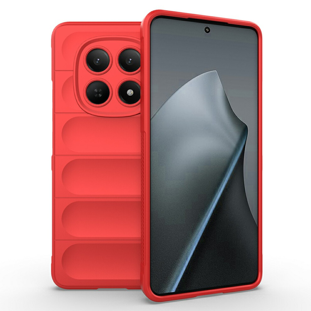(Red) For Xiaomi Mi Note 15 4G (Global) Case Shockproof Soft Tpu Rugged Phone Back Cover Red 6914297295787