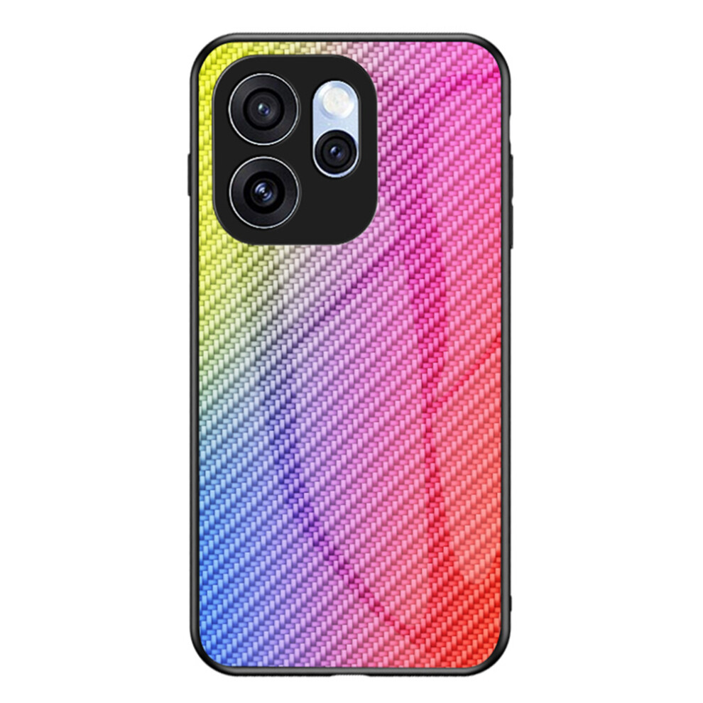 (Colorful Fiber) Phone Case For Oppo Reno15 Pro 5G (Global) / Reno15 5G (China) Tempered Glass Shockproof Phone Cover 6914297472928