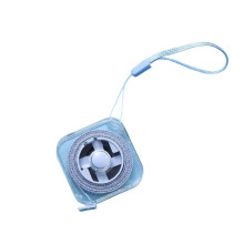 Kleine vierkante zachte meetlint doorzichtige schaal-Blauw