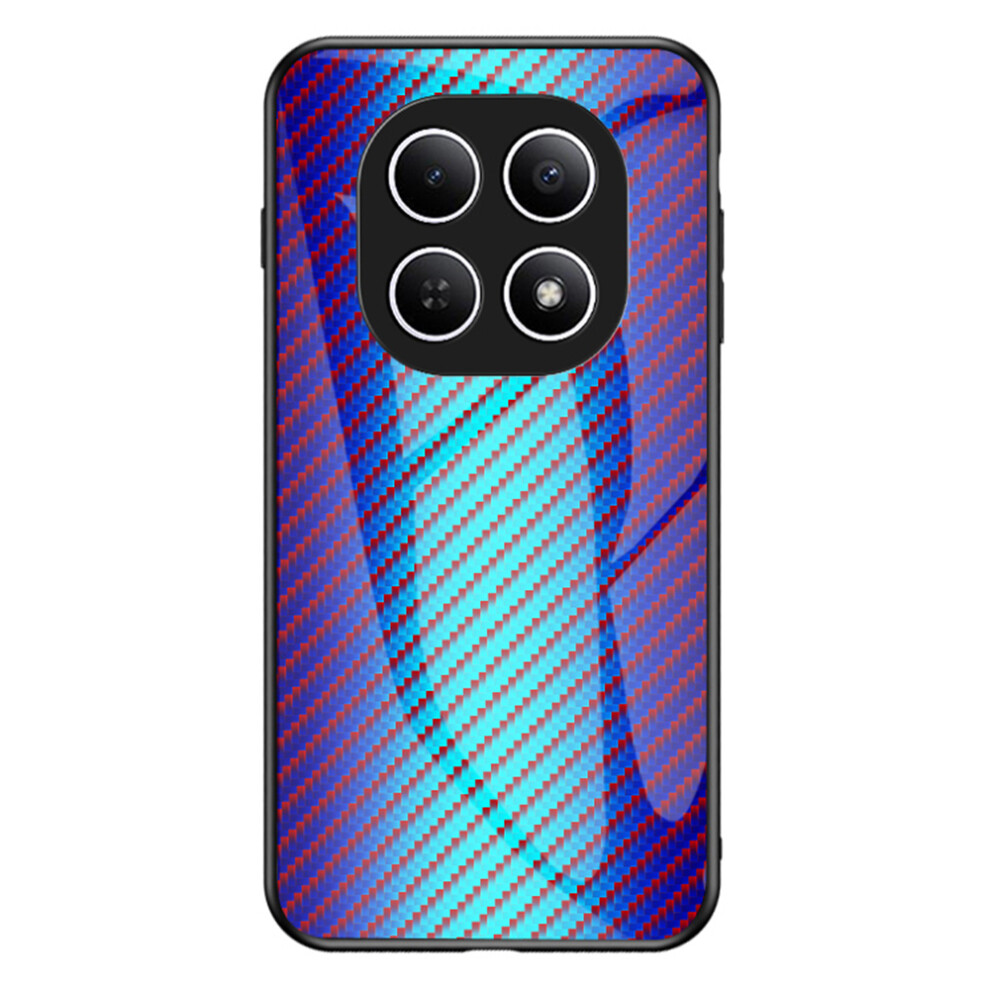 ( Fiber) Phone Case For Xiaomi Poco M8 5G / Redmi Note 15 5G (Global) Tempered Glass Shockproof Phone Cover Blue 6914298895825