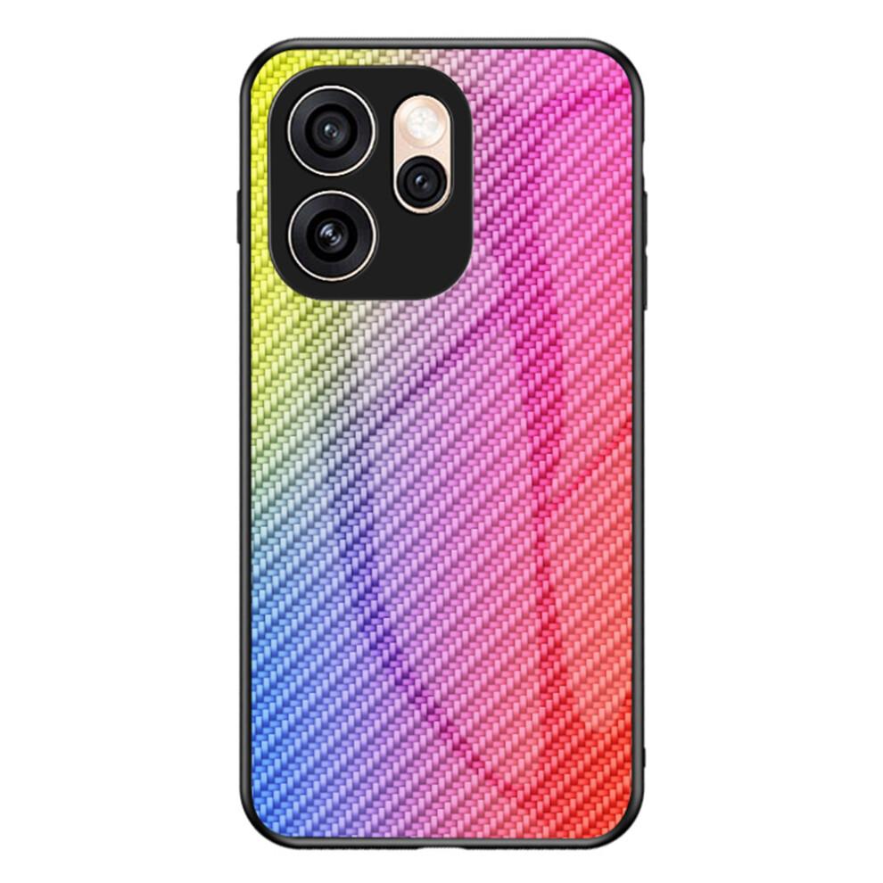 (Colorful Fiber) Phone Case For Oppo Reno15 Pro Max 5G (Global) / Reno15 Pro 5G (China) Tempered Glass Shockproof Phone Cover 6914296145847