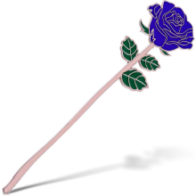 Segnalibro regalo con rosa rossa, fermapagina in metallo per amanti della lettura, dono per insegnanti e per San Valenti