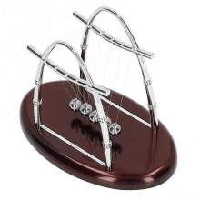 Gioco da scrivania con sfere in equilibrio, gadget di fisica per casa e ufficio, decorazione regalo 17x14 cm