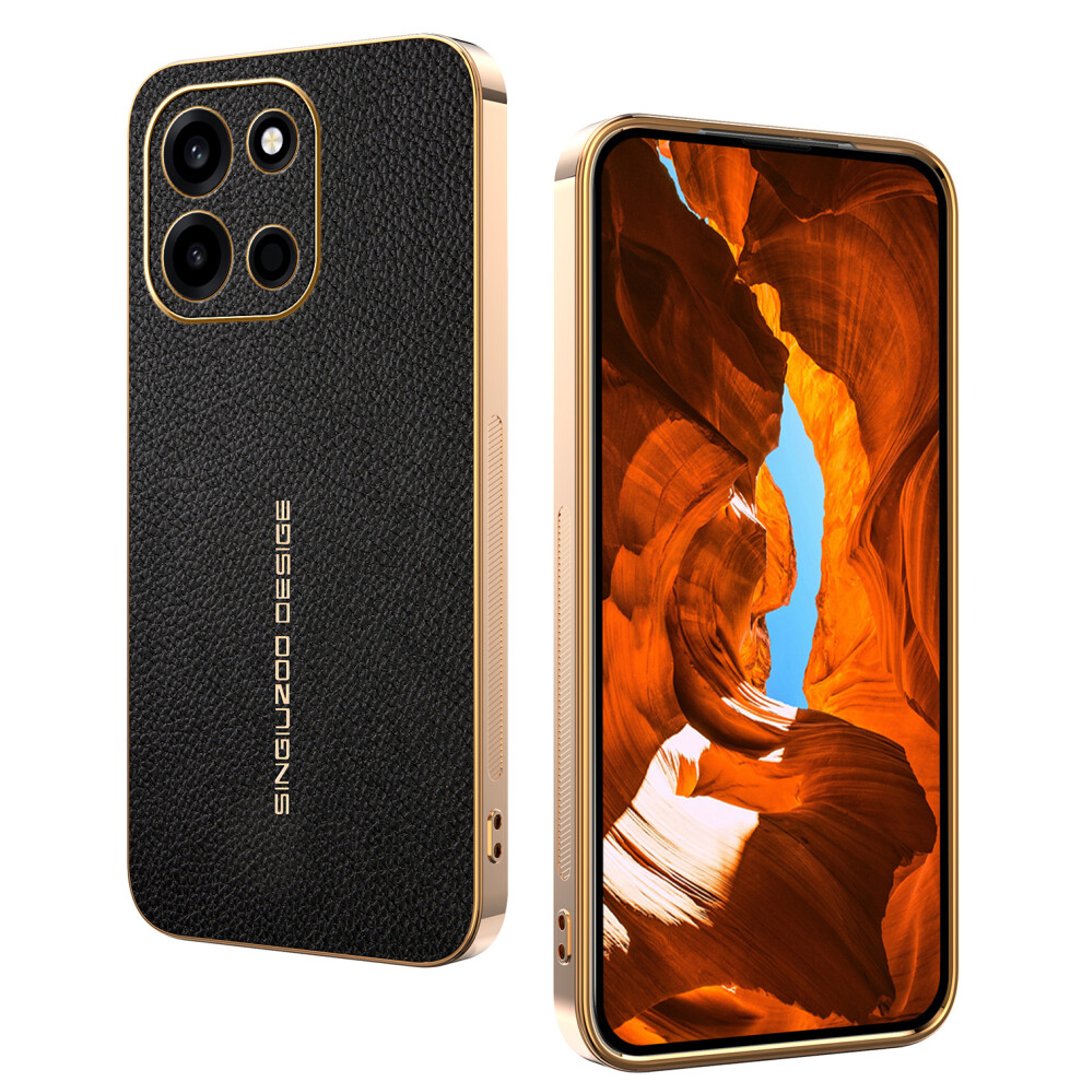 (Black) For Oneplus Turbo 6 5G Case Anti Scratch Litchi Texture Tpu Leather Pu Phone Back Cover Black 6914297496252