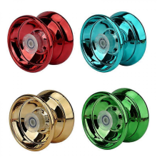 Yo-yo in lega di alluminio ad alta velocità, set da 4 pezzi, regalo per ragazzi, risposta fluida e resistente