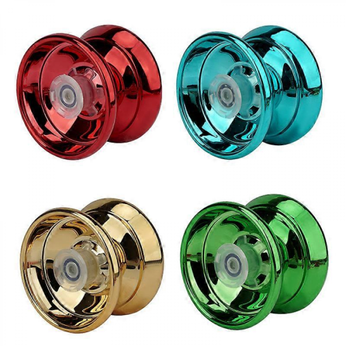 Yo-yo in lega di alluminio ad alta velocità, set da 4 pezzi, regalo per ragazzi, risposta fluida e resistente