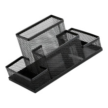 Multifunctionele desktop-penorganizer Metalen-Vier roosters