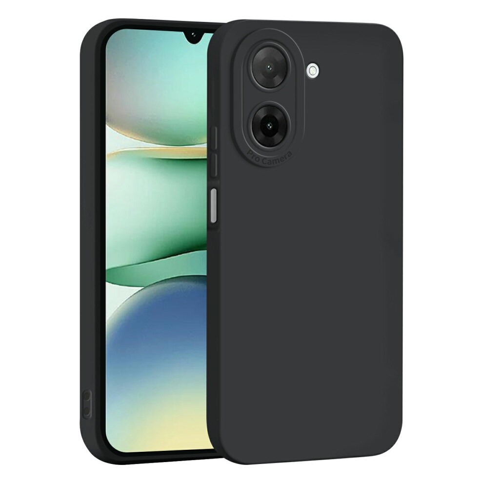 (Black) For Xiaomi Redmi A5 4G (171.7Mm) Case Precise Camera Cutouts Soft Tpu Shockproof Phone Cover Black 6914295158060