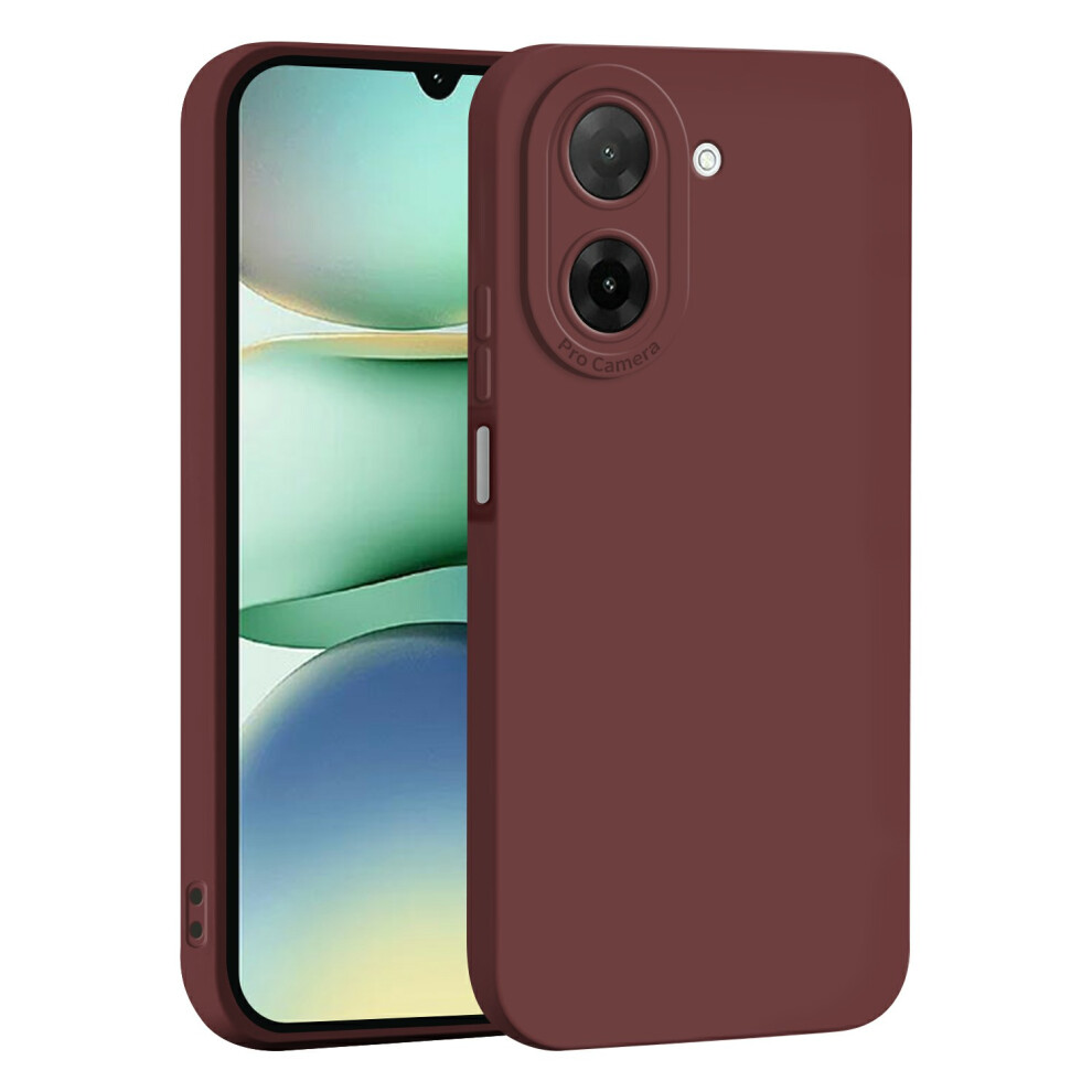 (Wine ) For Xiaomi Mi A5 4G (171.7Mm) Case Precise Camera Cutouts Soft Tpu Shockproof Phone Cover Red 6914298763735
