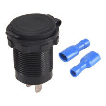 12V-24V 48W USB Outlet Waterproof Charger Socket PD and QC3.0 USB Port with LED Voltage for Car Truck  Cart