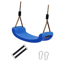 Zachte schommelstoelophangkabel voor kinderen en-Blauw