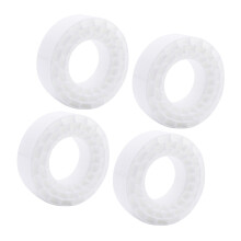 4 stuks upgrades siliconen binnenbanden 1,55 inch voor-Wit