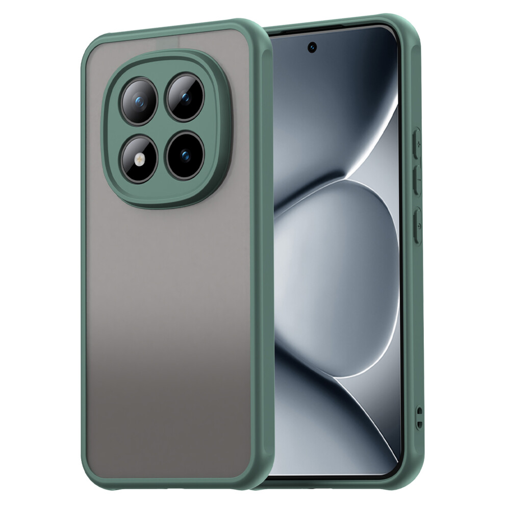 (Green) Phone Case For Xiaomi Poco M8 Pro 5G / Redmi Note 15 Pro+ 5G (Global) Drop Proof Airbags Frosted Translucent Pc + Tpu Green 6914299106609