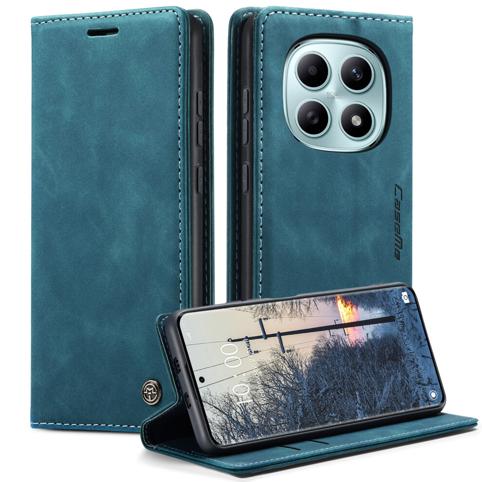 (Blue) For Xiaomi Redmi Note 15 5G (Global) / Xiaomi Poco M8 5G / Xiaomi Redmi Note 15 4G (Global) Wallet Case 013 Series Pu L Blue 6914294258167