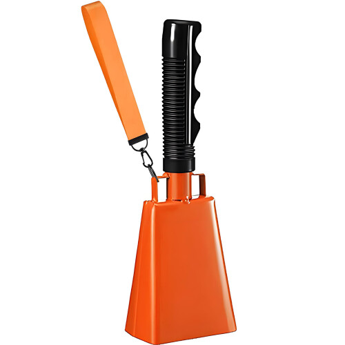 Jubelglocken für Schulglocken,-Orange mit Handschlaufe
