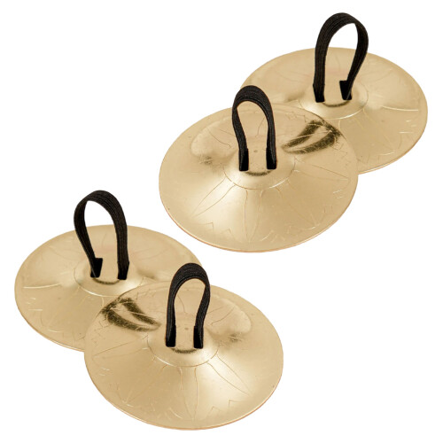 Professional Small Finger Cymbals Belly Dancing Finger-Gold