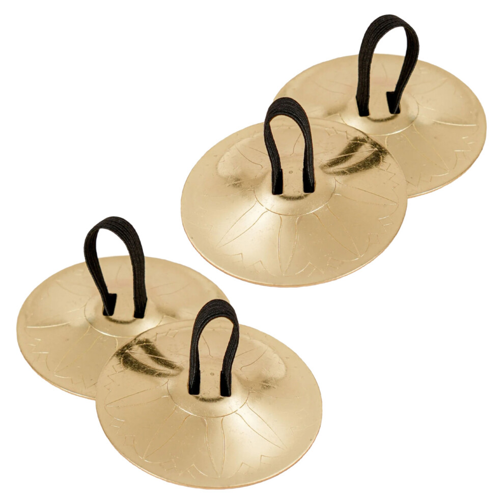 Gold Professional Small Finger Cymbals Belly Dancing Finger