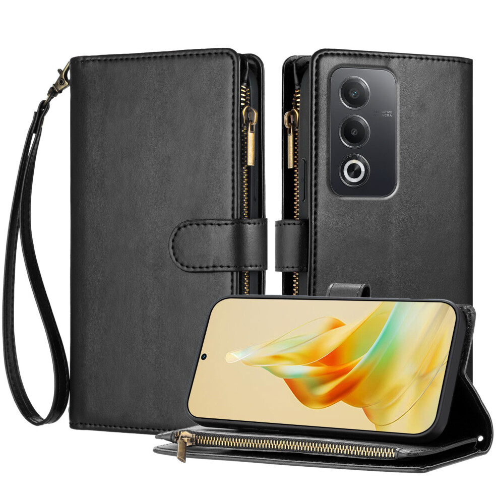(Black) For Oppo A5 4G / Oppo A3 Pro (Global) 5G / Oppo A3 Pro (India) 5G / Oppo A80 5G / Oppo A6i / Oppo K12x 5G (Global) / Opp Black 6914299519850