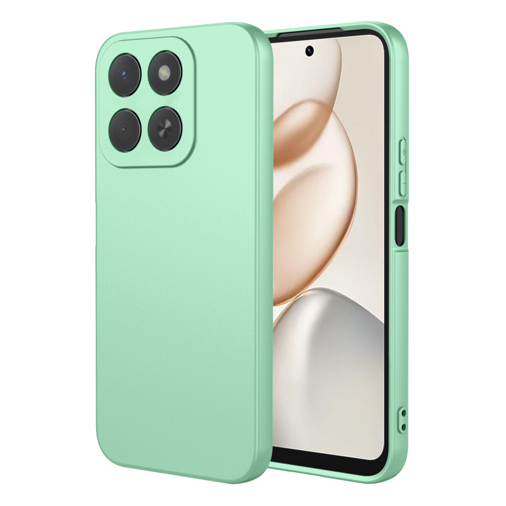 (Matcha ) For Honor 400 Smart 5G / X7d 4G Case Liquid Silicone Feel Soft Tpu Protective Phone Cover Green 6914290326488