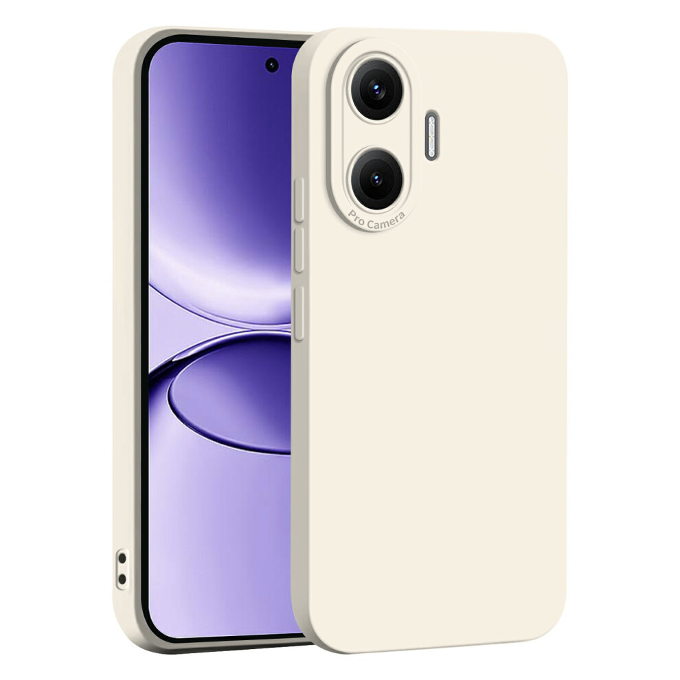 (White) For Xiaomi Redmi Turbo 4 Pro 5G / Poco F7 5G Case Precise Camera Cutouts Soft Tpu Shockproof Phone Cover White 6914291423070