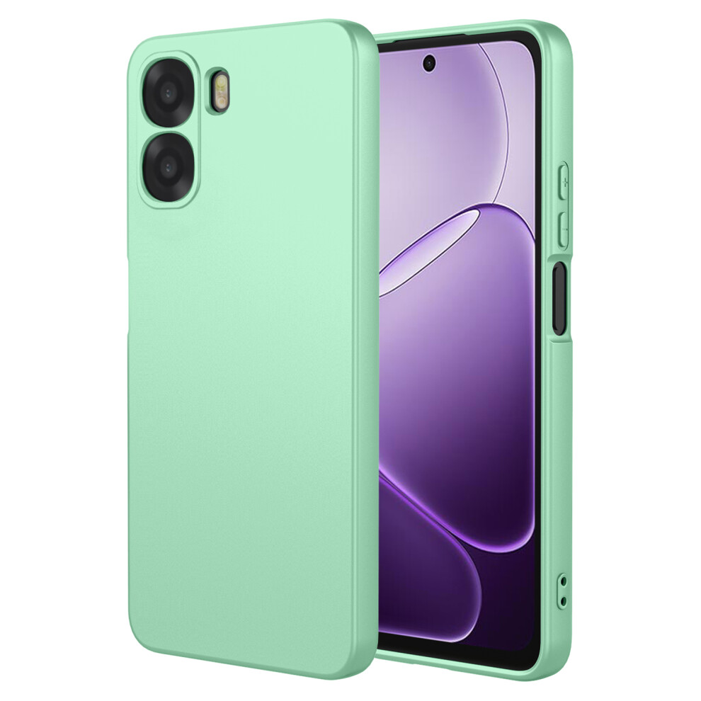 (Matcha ) Phone Case For Oppo A6x 5G / A6x 4G Liquid Silicone Feel Soft Tpu Protective Phone Cover Green 6914297607917
