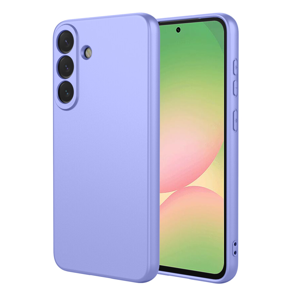 (Purple) For Samsung Galaxy A57 5G Case Liquid Silicone Feel Soft Tpu Protective Phone Cover Purple 6914292174148