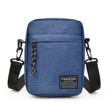 Water Resistant Anti Scratch Mens Shoulder Messenger-Blue Color