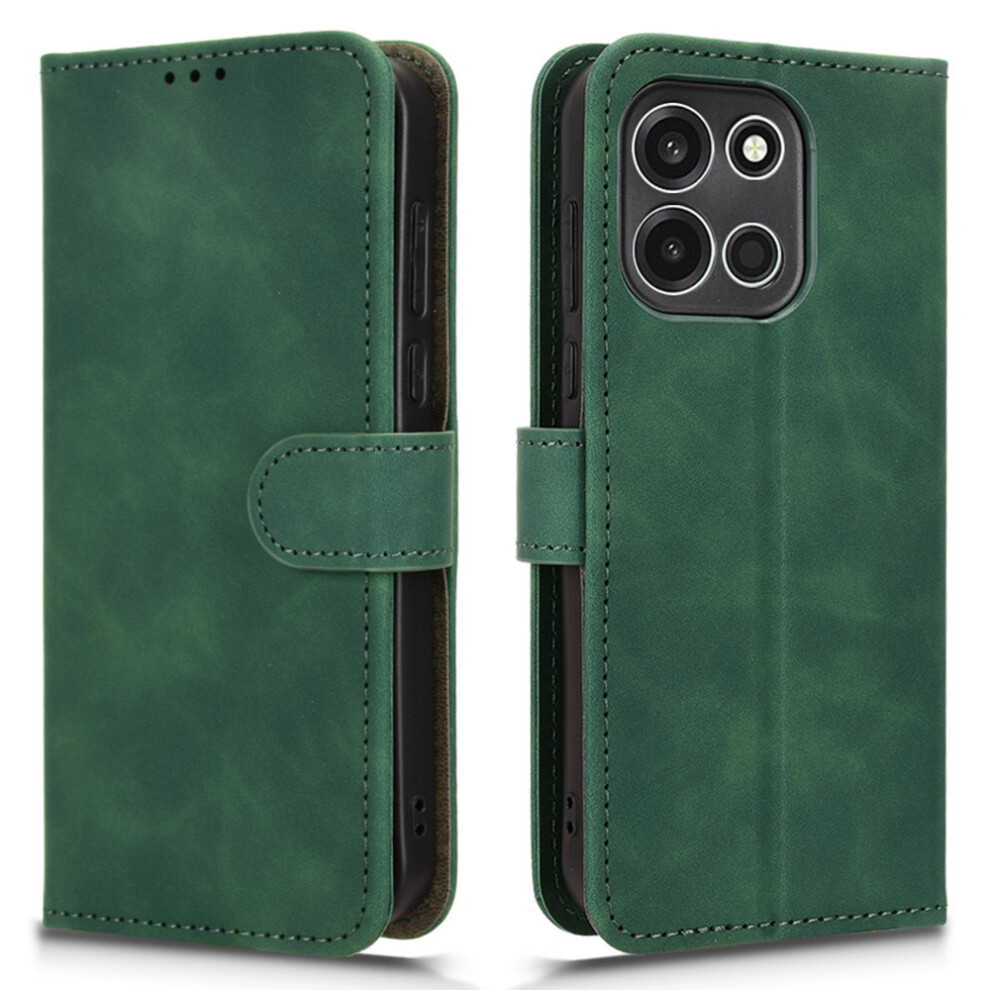 (Green) For Oneplus Turbo 6 5G Leather Case Skin Feel Anti Drop Wallet Stand Flip Phone Cover Green 6914294700680
