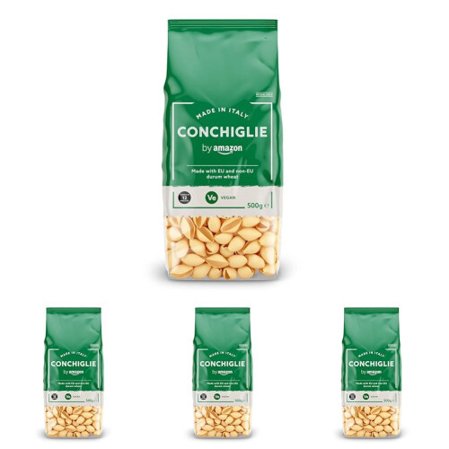 by Amazon Conchiglie, 500g (Pack of