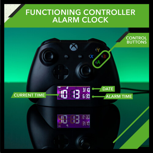 XBOX Black Alarm Clock 1