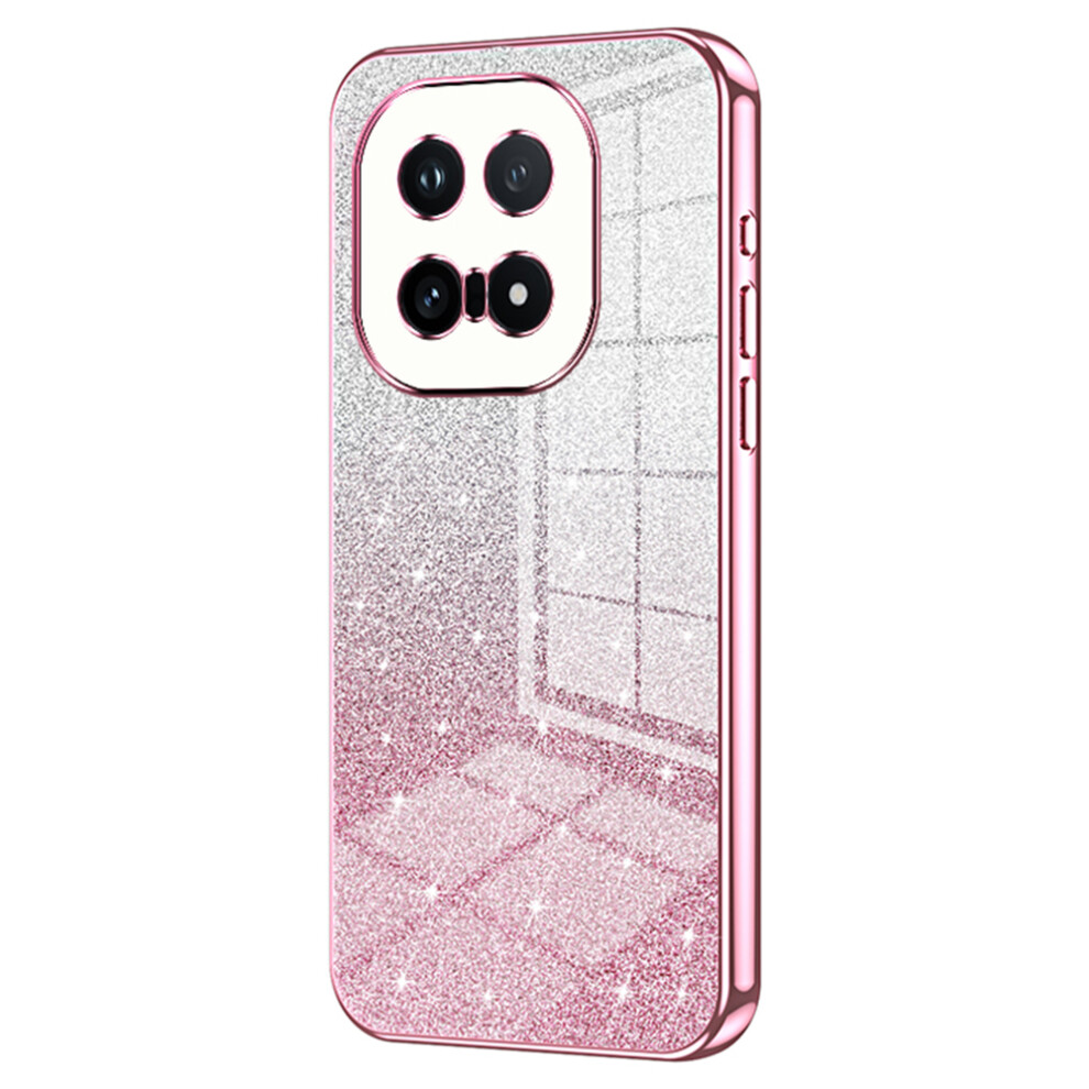 (Pink) For Vivo Iqoo 15 5G Case Electroplating Gradient Glitter Tpu Phone Cover Pink 6914298699942