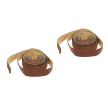 2Rolls Coffee Fabric Lampshade Strip Self Adhesive Easy Install Tape