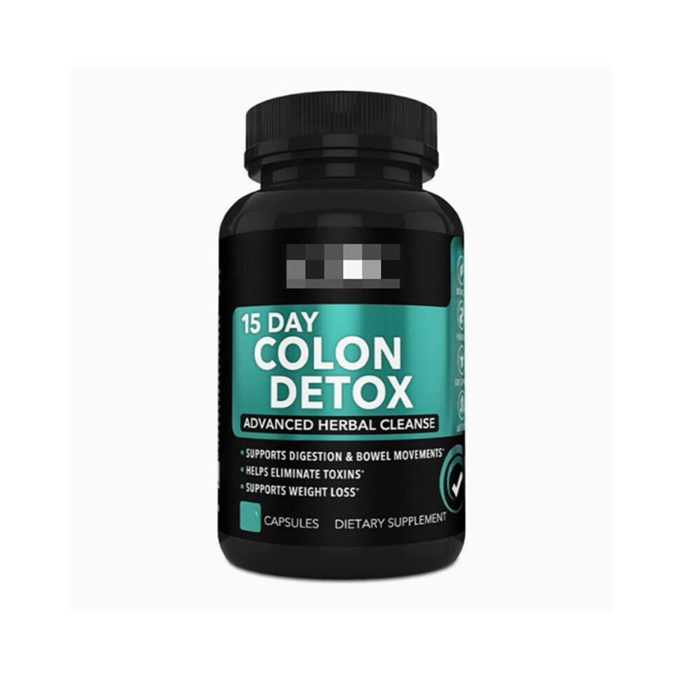 (60 Count (Pack of 1)) Colon Detox for Weight Flush - 15 Day Intestinal Cleanse Capsules,60 Counts