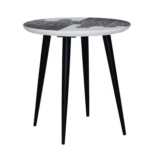 Signature Side Table H52 cm - Abstract