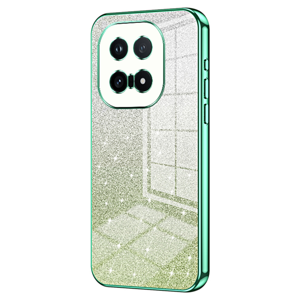 (Green) For Vivo Iqoo 15 5G Case Electroplating Gradient Glitter Tpu Phone Cover Green 6914290590575