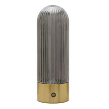 Touareg smoked table lamp, H.50cm