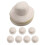 20 Pcs DIY Straw Hat Set Beach Summer Work Farmer Hats 1