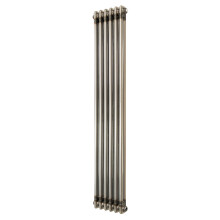 Radiador Vertical 1500x290 mm 2 Columnas Acero Metal Crudo 899W
