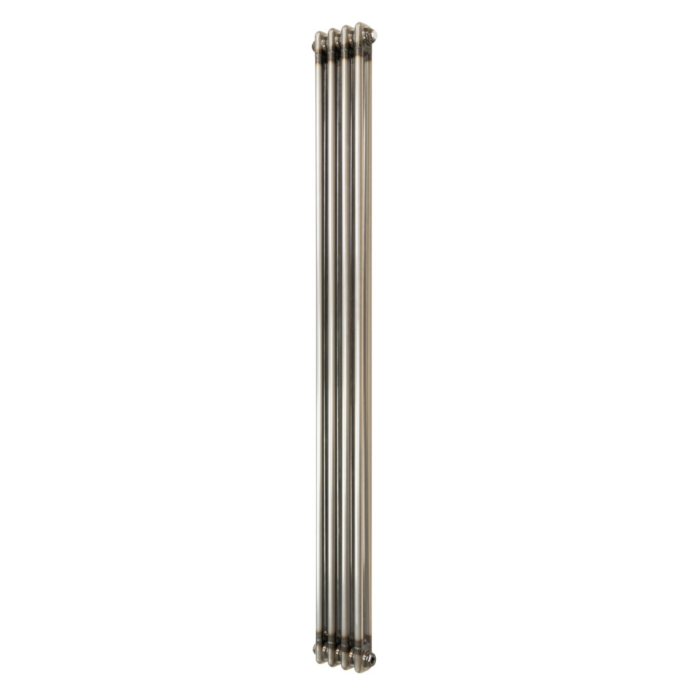 Monstershop Traditional 2 Column Radiator - 1800 x 200mm - Raw Metal in Silver - Image 4