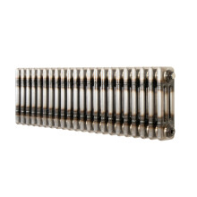 Radiateur Traditionnel à 3 Colonnes 300 x 1010 mm en Acier Métal Brut