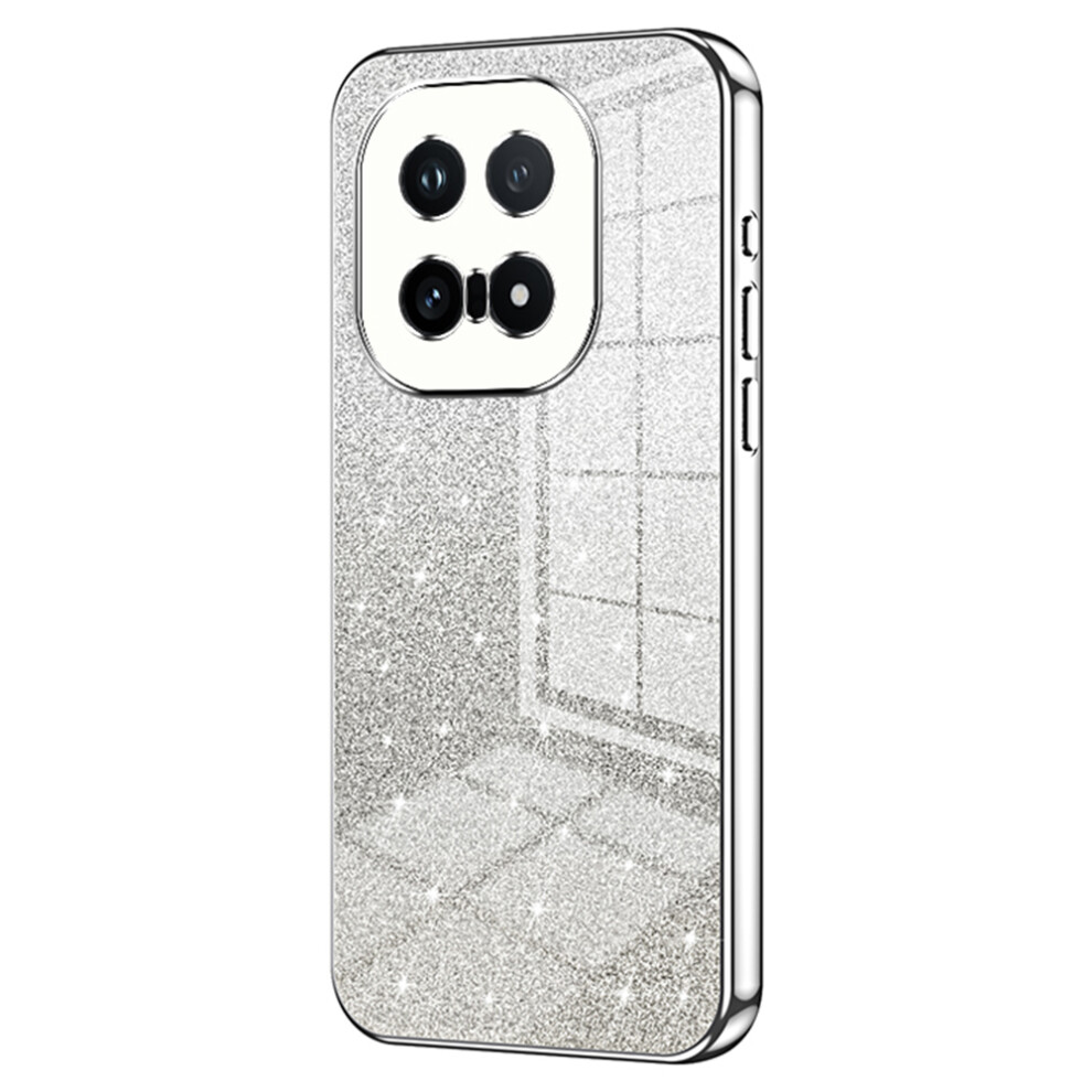(Silver) For Vivo Iqoo 15 5G Case Electroplating Gradient Glitter Tpu Phone Cover Silver 6914292542428