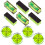10Pcs Clear Acrylic Bubble Levels Featuring Magnetic Adhesion 1