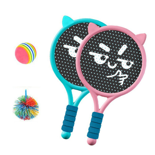 Leichte Badmintonschläger für Kinder,-blau rosa