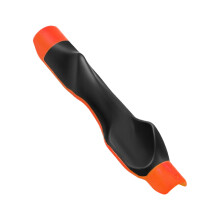 Golfschwung-Griff-Übungswerkzeug, tragbar, rutschfest,-Orange