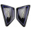 Side cover compatible with Suzuki GN125 - Black motorcycle battery frame panel 1